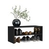 Vynxaria 23" Wide 2-Tier Stackable Shoe Rack - Instant Extra Storage Solution - 4 of 4