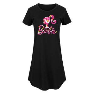 Women's - Barbie - Easter Graphic T-shirt Dress - 1 of 4