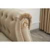 40.9 " Velvet Chesterfield Button-Tufted Chair for Living Room - 4 of 4