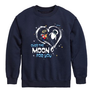 Boys' - Disney - Over The Moon For You Graphic Long Sleeve Fleece Sweatshirt - 1 of 4