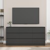 CIPACHO Black 9-Drawer Mid Century Modern Dresser for Bedroom with Sleek Hidden Handle - 4 of 4