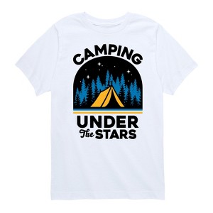 Boys' - Instant Message - Camping Under The Stars Short Sleeve Graphic T-Shirt - 1 of 4