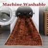 COZONY Abstract Area Rug, Machine Washable Low Pile Carpet with Non-Slip Backing for Living Room, Bedroom, Office - 3 of 4