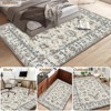 SEVOBAL Area Rugs for Living Room Bedroom, Indoor Non-Slip Soft Carpet, Indoor Floor Gray Living Room Plush Rug for Home Decor, White, 40"*80"*0.5" - 2 of 4
