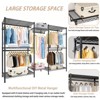 Kumasinova Freestanding Coat Racks,Portable Clothes Rack with Adjustable Shelves,Coat Rack with Metal Frame,Clothing Racks for Hanging Clothes - 4 of 4
