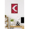 Trends International MLB Cincinnati Reds - Logo 25 Framed Wall Poster Prints - 2 of 4