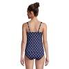 Lands' End Women's Square Neck Underwire Tankini Top Swimsuit Adjustable Straps - 2 of 4