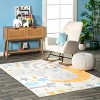 Nuloom Sweet Dreams Pet Friendly Machine Washable Kids Area Rug, 3' x 5', White Multicolor - 2 of 4