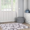 HomeStock Laredo Trenton Grey & Ivory 3x5, Transitional, Woven with Digital Heat Transferred Printing - 2 of 4