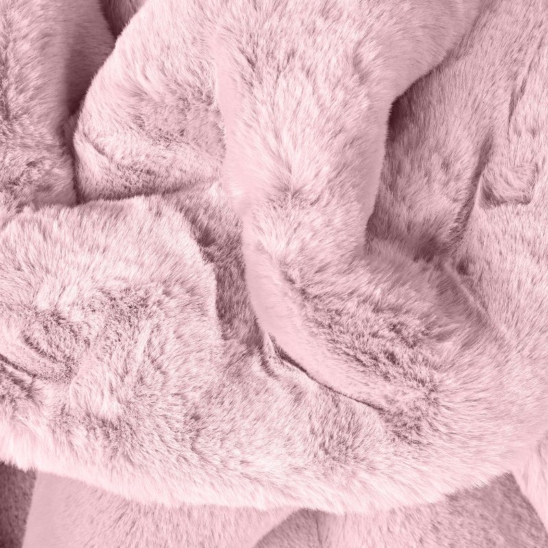 Well Woven Faux Rabbit Fur Shag Super Soft Mat Area Rug, 4 of 10