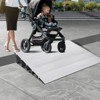 VEVOR Door Threshold Ramp, 5" Rise, 800 lbs Load Capacity, Door Ramp for Wheelchairs, Aluminum Threshold Ramp for Doorways, Modular Threshold Ramp - 2 of 4