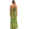 Riviera Sun Womens Maxi Dress  Tie Die Spaghetti Strap Long Sundress  Summer Dresses - 3 of 3