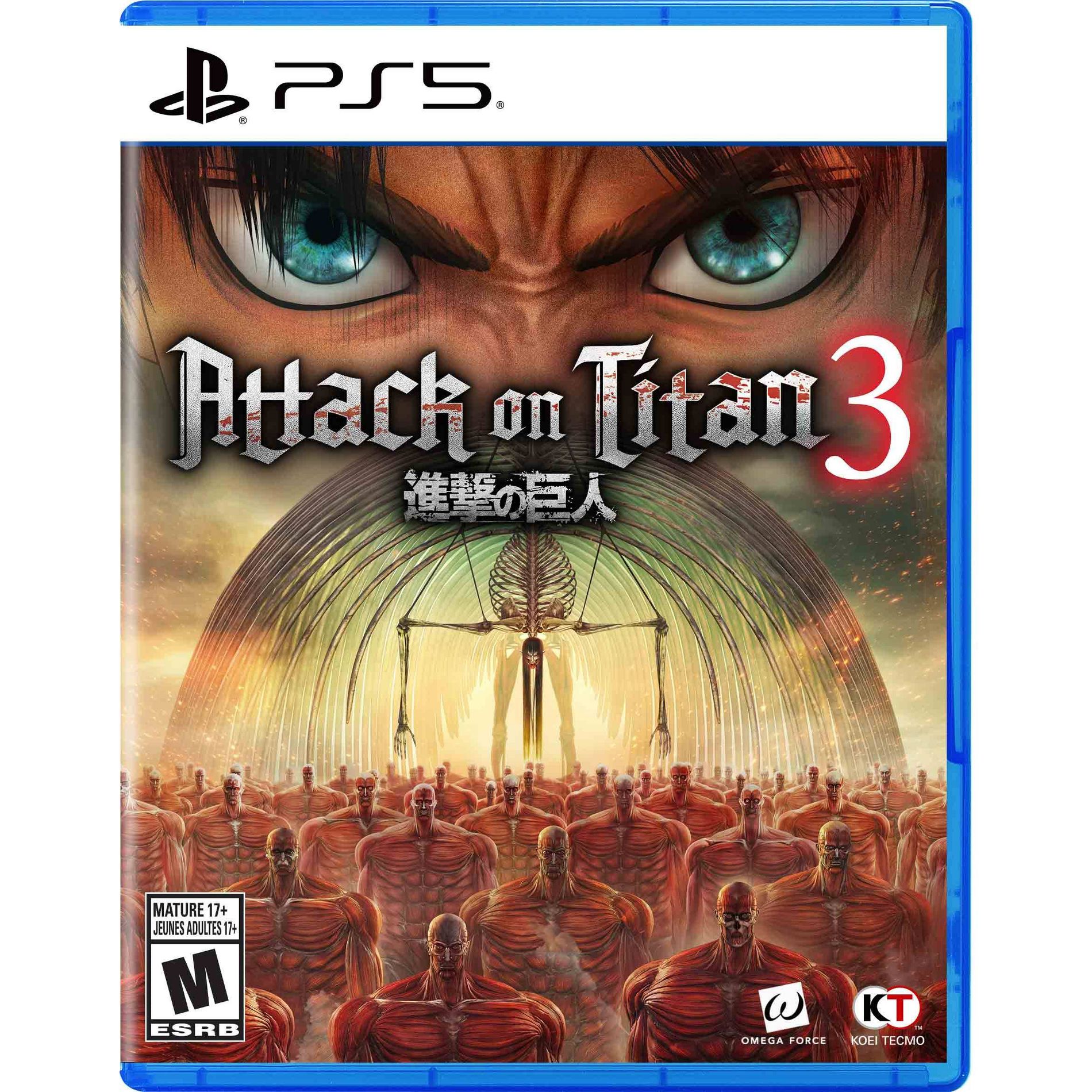 Attack on Titan 3 SteelBook Launch Edition - Featuring ICONART - PlayStation 5