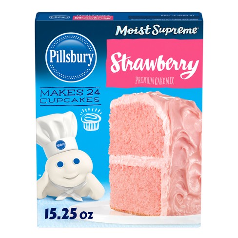 Pillsbury Moist Supreme Strawberry Cake Mix - 15.25oz - image 1 of 4