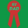 Men's Design By Humans #1 DAD Ribbon By T-Shirt - 2 of 2