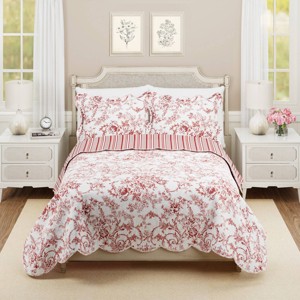 Modern Heirloom 3pc Quilt Bedding Set - 1 of 4