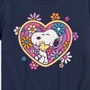Boys' - Peanuts - Hug Heart Flower Short Sleeve Graphic T-Shirt - 2 of 4