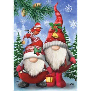 Briarwood Lane Winter Garden Flag 18x12.5 For Outdoor Winter Gnomes Christmas Garden Flag Flag For Christmas Garden Flag Flags For Outside - 1 of 4