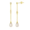 Adornia 14k Gold Plated Freshwater Pearl Drop Earrings - 3 of 4