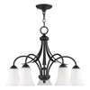 Livex Lighting Ridgedale 5 - Light Chandelier in  Black - 2 of 4