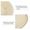 Unique Bargains Indoor Outdoor Plastic Round Flower Drip Tray Plant Pot Saucer 7 Inch 6 Pcs - 4 of 4