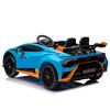 Lamborghini Huracan Sto 24V Kids Ride-On Drift Car, Electric Racing Sports Car Toys with 360° Spin, LED, Music, USB Port, Ages 3-8 - 2 of 4