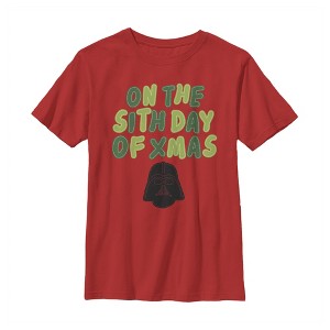 Boy's Star Wars Christmas Sith Day T-Shirt - 1 of 3