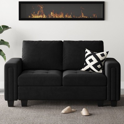 Belffin Modular Velvet Tufted Loveseat