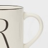 16oz Stoneware Monogram Mug Ivory - Threshold™ - 3 of 3