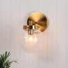 LNC Ariene 5.5-in W 1-Lights Polished Gold with Crackle Glass Globe Modern/Contemporary  Vanity  Lights - 2 of 4