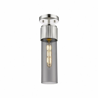 Bolivar - 1 Light Flush Mount In Industrial Style-15.25 Inches Tall and 4 Inches Wide