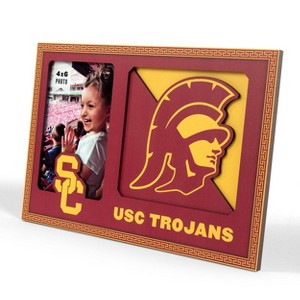 NCAA USC Trojans Logo 4" x 6" Picture Frame: MDF Tabletop Display, Keyhole Mount - 1 of 4