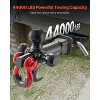 VEVOR Trailer Hitch, Tri-Ball Mount with Hook & D-ring, Trailer Ball Size 1-7/8", 2" & 2-5/16", Fit 2-Inch Hitch Receiver, Max 44000 lbs, Black - 3 of 4