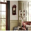 Clockswise Vintage Grandfather Wood-Looking Plastic Pendulum Decorative Battery-Operated Wall Clock - 3 of 4