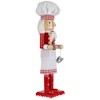 Northlight Baker with Rolling Pin Nutcracker Christmas Figure - 15" - White and Red - image 3 of 4