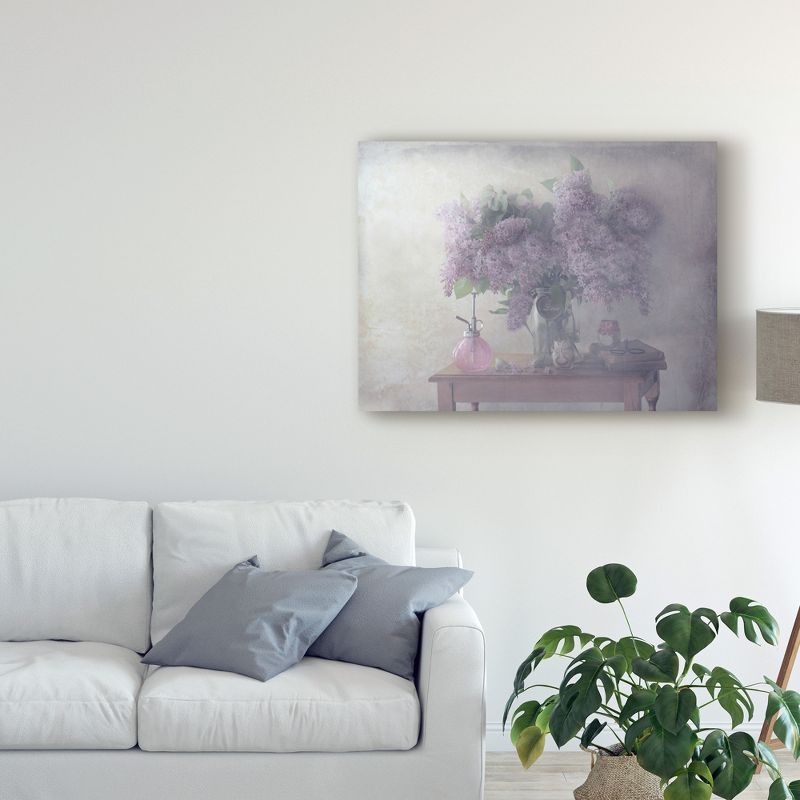 Trademark Fine Art -Delphine Devos 'Sweet Lilacs Purple' Canvas Art, 3 of 4