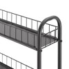 Aghana Digitals 6-Tier Slim Metal Rolling Cart with Lockable Wheels & Baskets - 6" Narrow Storage - 4 of 4