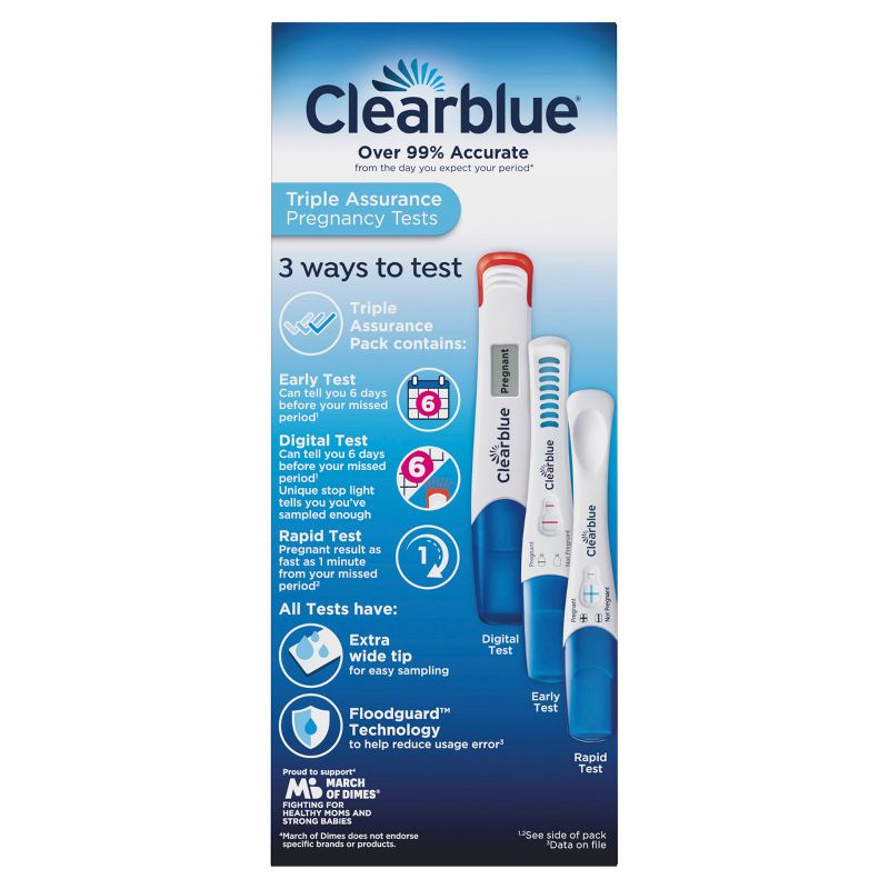 Clearblue Triple Assurance Pregnancy Tests - 3ct, 4 of 12