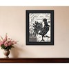 HomeRoots WELCOME TO THE FARM CHICKEN Black Framed Print Wall Art - 2 of 4