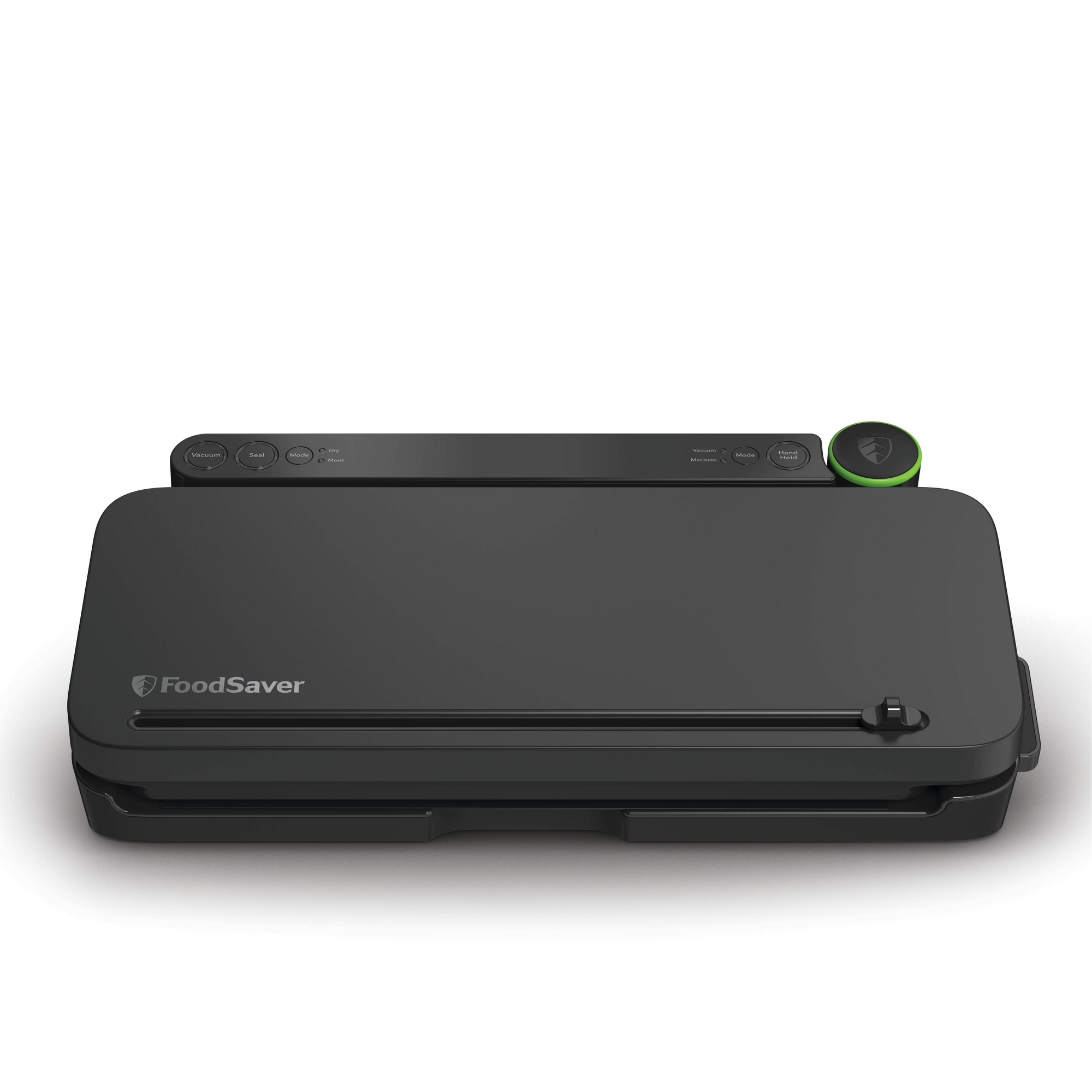 FoodSaver Premier Vacuum Sealer: Dry/Moist/Marinate Modes, Roll Storage, Cutter Bar, Bags & Roll Kit, Black, Plastic