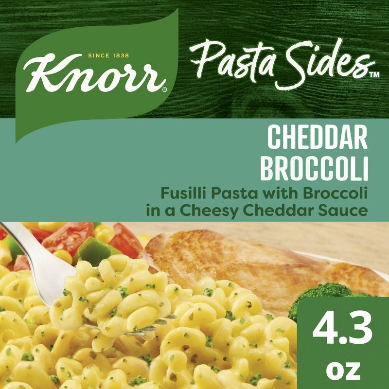 Knorr Pasta Sides Fusili with Cheddar Broccoli - 4.3oz, 1 of 10