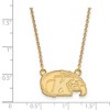 Black Bow Jewelry 14k Yellow Gold Kent State Golden Flashes NCAA Necklace 18 Inch - 2 of 4