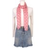 INSPIRE CHIC Women 1950s Retro Polka Dots Chiffon Lightweight Soft Sheer Long Scarves 1Pc - 2 of 4