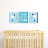 Big Dot of Happiness Baby Boy - Blue Nursery Wall Art and Kids Room Decorations - Gift Ideas - 7.5 x 10 inches - Set of 3 Prints - 2 of 4