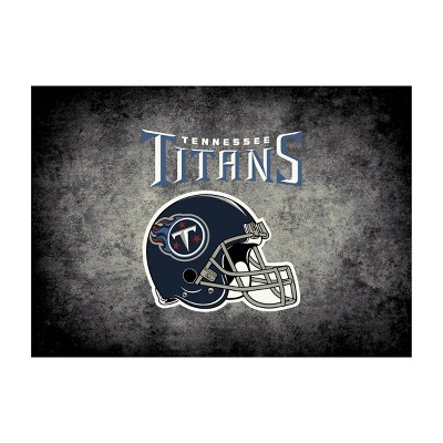 NFL Tennessee Titans 4'x6' Distressed Rug