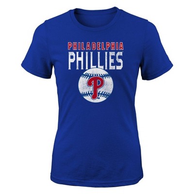 New Philadelphia Phillies Official MLB T-Shirt Baseball Short Sleeved Shirt