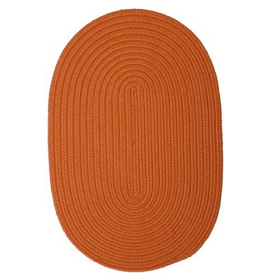 Colonial Mills Boca Raton - Rust 3 Ft x5 Ft Oval Rug Indoor/Outdoor 100% Polypropylene