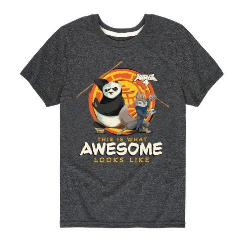 Karate Animals - Panda - Kung Fu Panda Boys T-Shirt