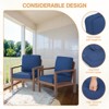 Buenhomino Outdoor Patio Chair Cushions Set, Olefin Fabric Weather-Resistant Outdoor Cushion with zipper - 4 of 4