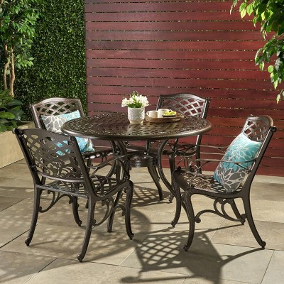 Outdoor aluminum table and chairs new arrivals